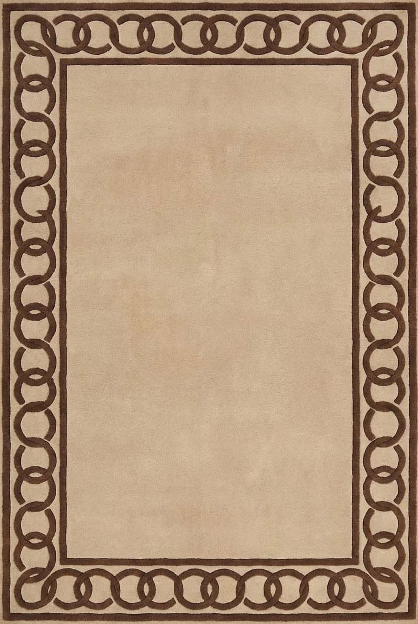 Monaco Caramel handcrafted rug