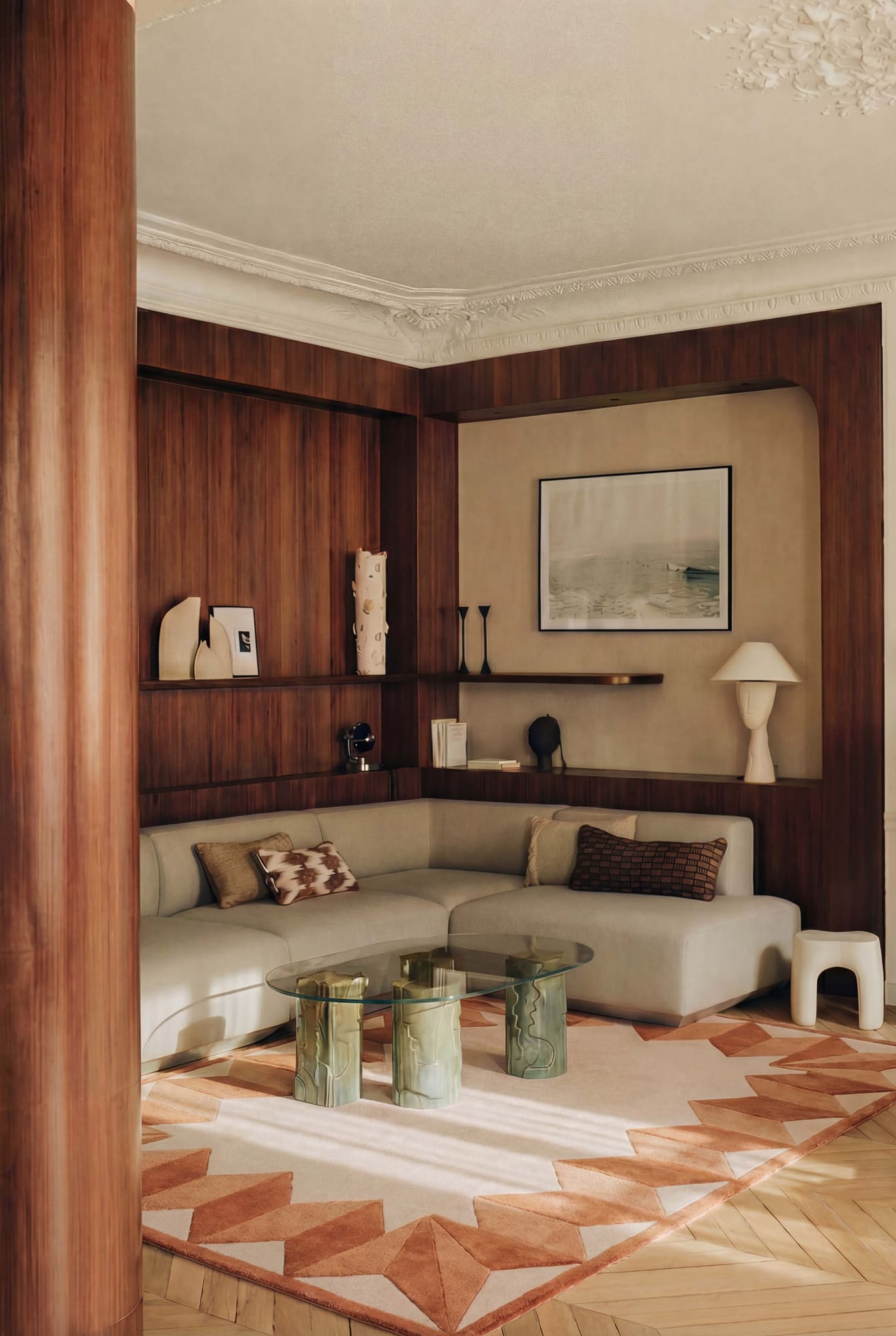 Milano rug in a styled interior setting